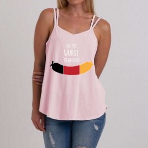 On My Worst Behavior Oktoberfest Women's Strappy Tank