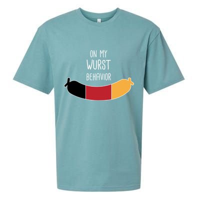 On My Worst Behavior Oktoberfest Sueded Cloud Jersey T-Shirt
