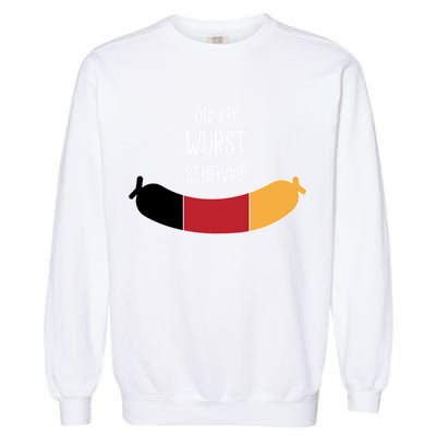 On My Worst Behavior Oktoberfest Garment-Dyed Sweatshirt