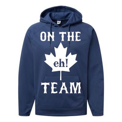 On The Eh! Team Performance Fleece Hoodie