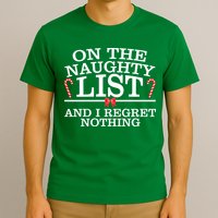 On The Naughty List Funny Christmas T-Shirt