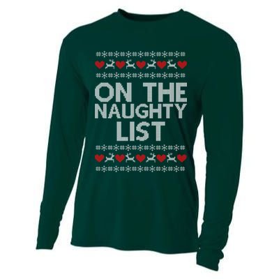 On The Naughty List Ugly Christmas Cooling Performance Long Sleeve Crew