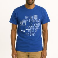On The Playground Is Where I Spend Most Of My Days Tall T-Shirt