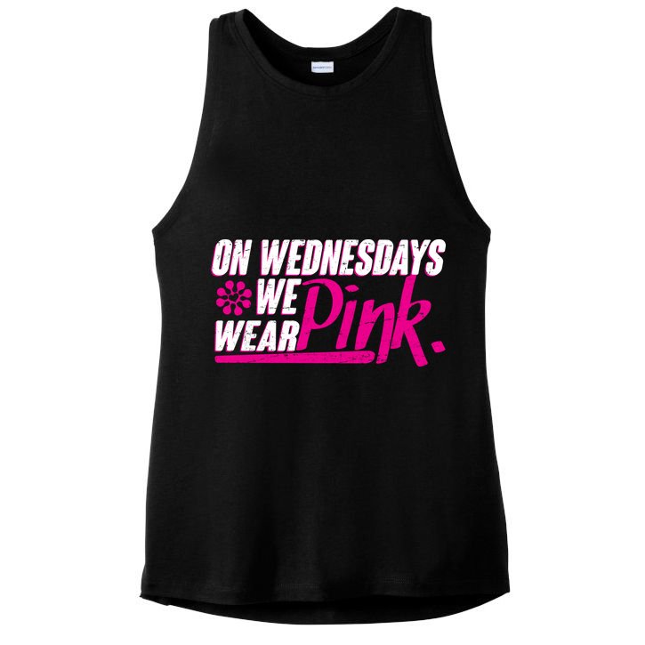 On Wednesday We Wear Pink Ladies PosiCharge Tri-Blend Wicking Tank