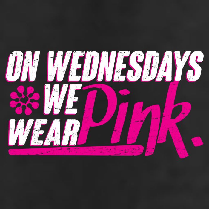 On Wednesday We Wear Pink 7 Panel Mesh Trucker Snapback Hat