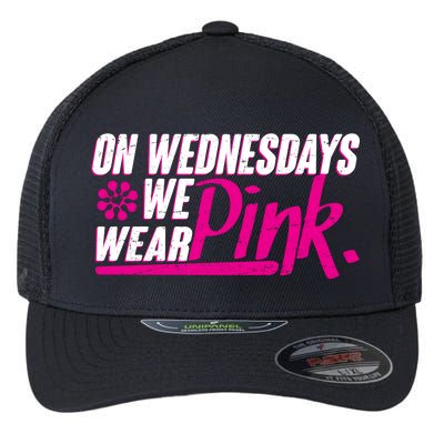 On Wednesday We Wear Pink Flexfit Unipanel Trucker Cap