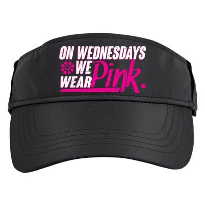 On Wednesday We Wear Pink Adult Drive Performance Visor