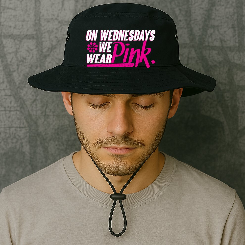 On Wednesday We Wear Pink Bucket Hat