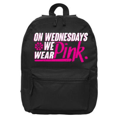 On Wednesday We Wear Pink 16 in Basic Backpack