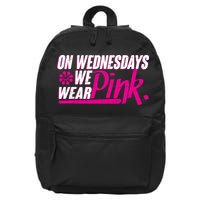 On Wednesday We Wear Pink 16 in Basic Backpack