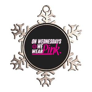 On Wednesday We Wear Pink Metallic Star Ornament