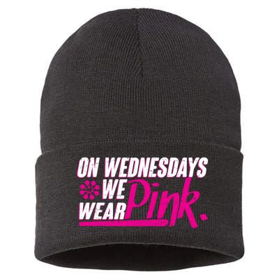 On Wednesday We Wear Pink Sustainable Knit Beanie