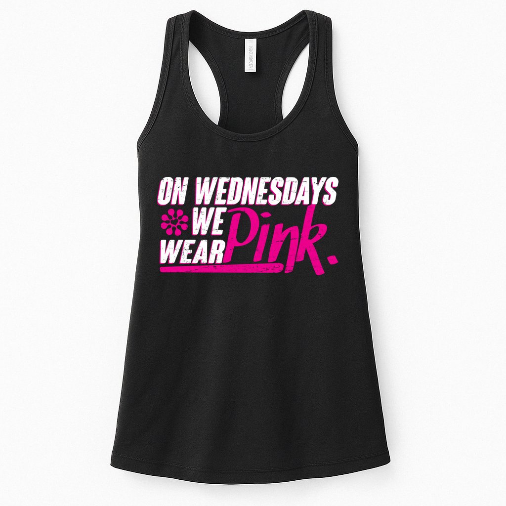 On Wednesday We Wear Pink Womens Tank Top