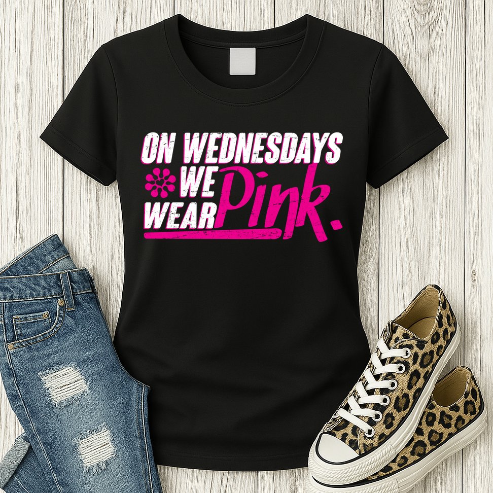 On Wednesday We Wear Pink Womens T-Shirt