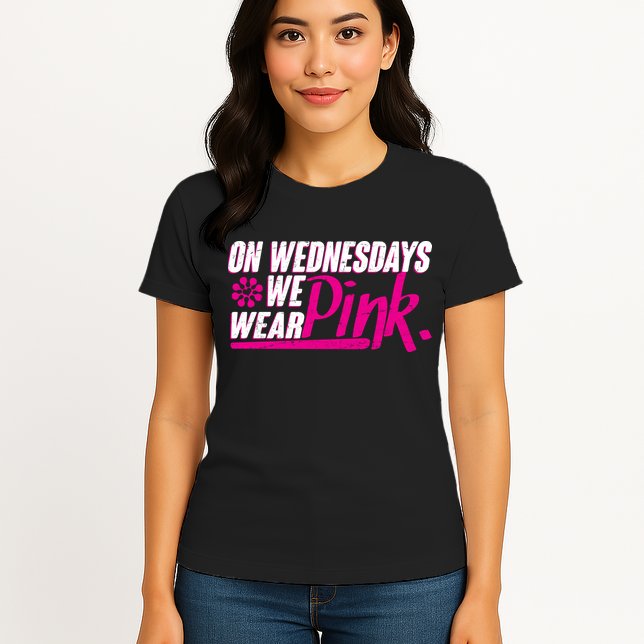 On Wednesday We Wear Pink Womens T-Shirt