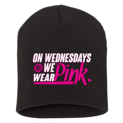 On Wednesday We Wear Pink Short Acrylic Beanie