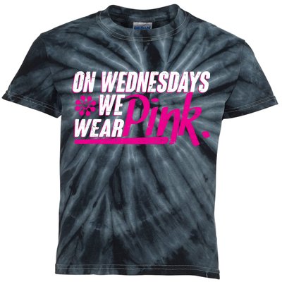 On Wednesday We Wear Pink Kids Tie-Dye T-Shirt