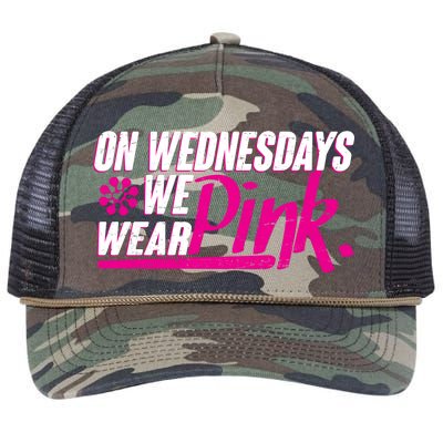 On Wednesday We Wear Pink Retro Rope Trucker Hat Cap