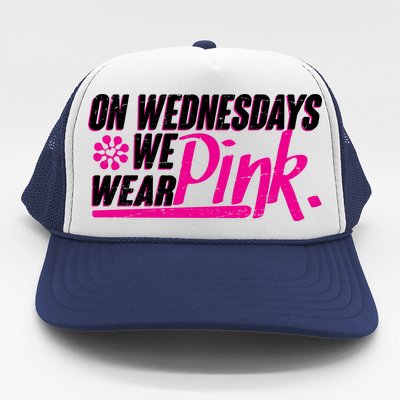 On Wednesday We Wear Pink Trucker Hat