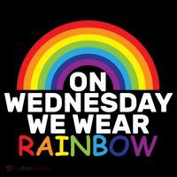 On Wednesday We Wear Rainbow Performance Shirt
