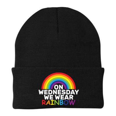 On Wednesday We Wear Rainbow Beanie