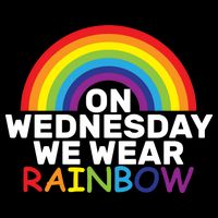 On Wednesday We Wear Rainbow Toddler T-Shirt