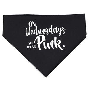 On Wednesdays We Wear Pink USA-Made Doggie Bandana