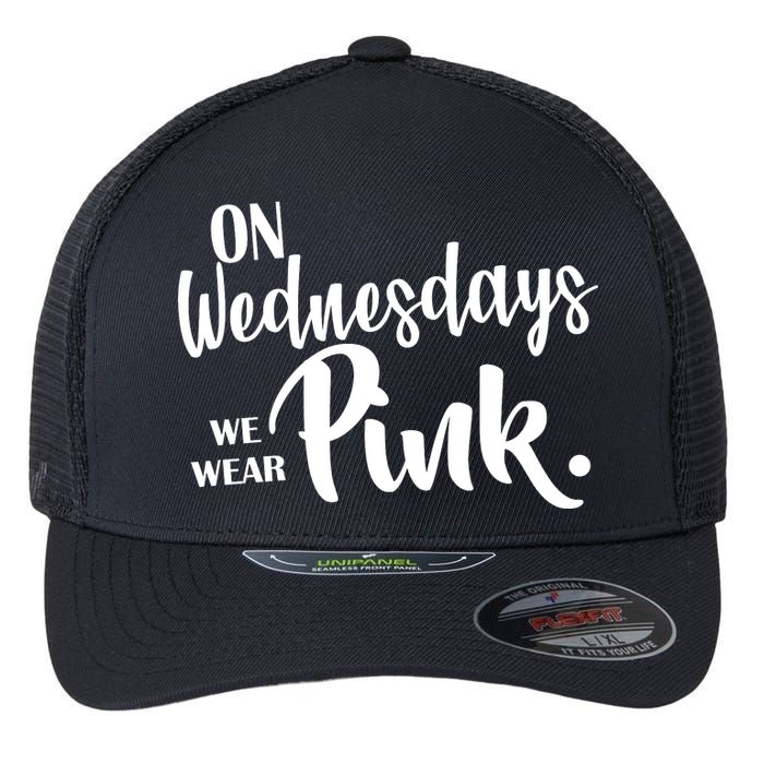 On Wednesdays We Wear Pink Flexfit Unipanel Trucker Cap