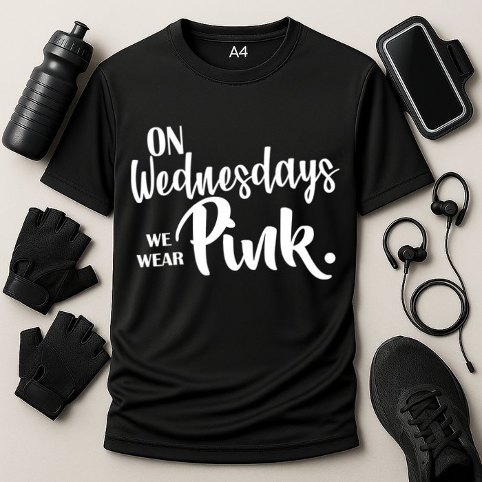 On Wednesdays We Wear Pink Cooling Performance Crew T-Shirt