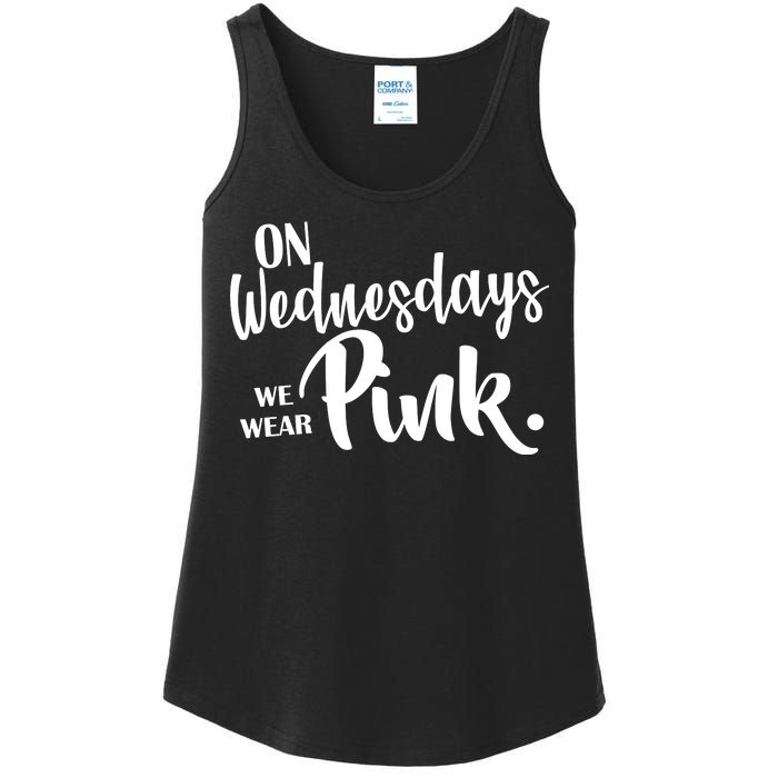 On Wednesdays We Wear Pink Ladies Essential Tank