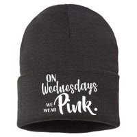 On Wednesdays We Wear Pink Sustainable Knit Beanie