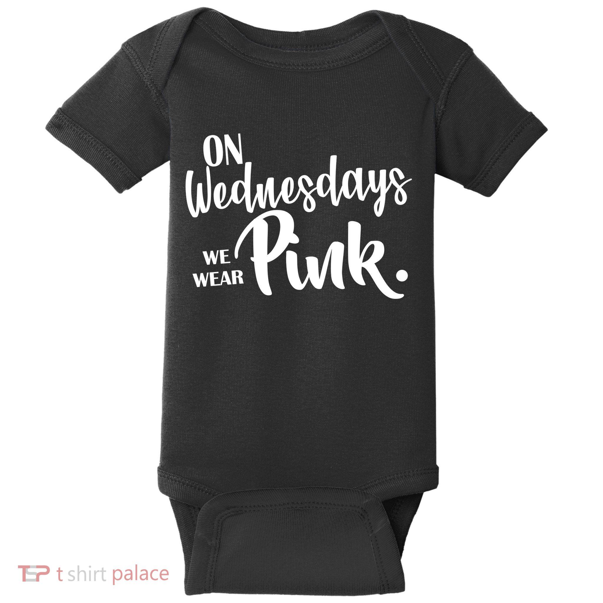 On Wednesdays We Wear Pink Baby Bodysuit