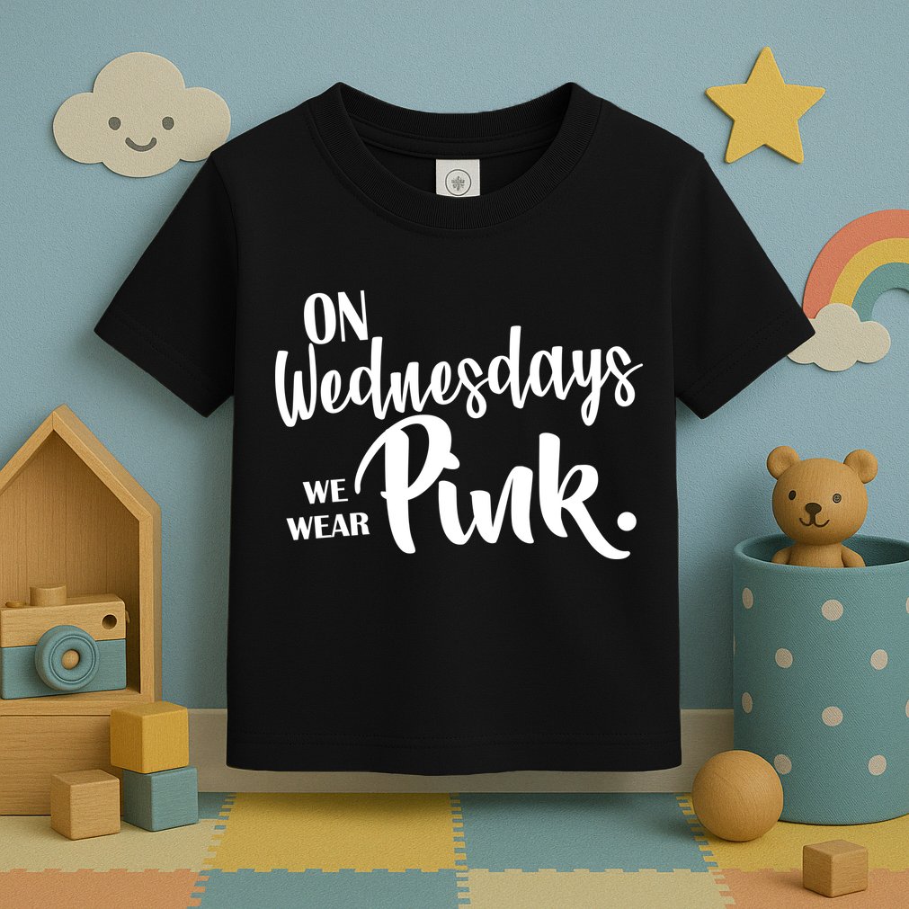 On Wednesdays We Wear Pink Toddler T-Shirt