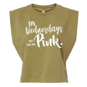 On Wednesdays We Wear Pink Garment-Dyed Women's Muscle Tee