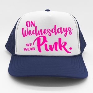 On Wednesdays We Wear Pink Trucker Hat