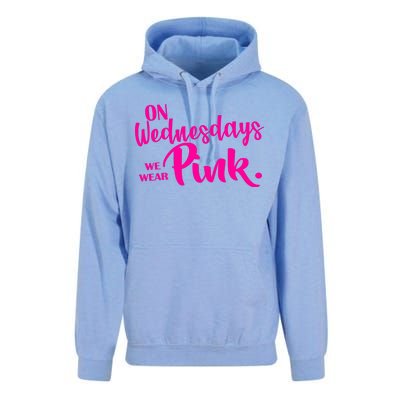 On Wednesdays We Wear Pink Unisex Surf Hoodie