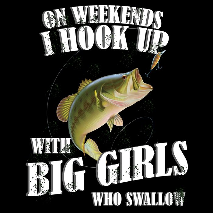 On Weekends I Hook Up With Big Girls Who Swallow Flat Bill Trucker Hat