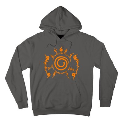 Orange Nine 9 Tail Kurama Seal Hoodie