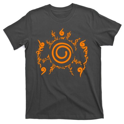 Orange Nine 9 Tail Kurama Seal T-Shirt