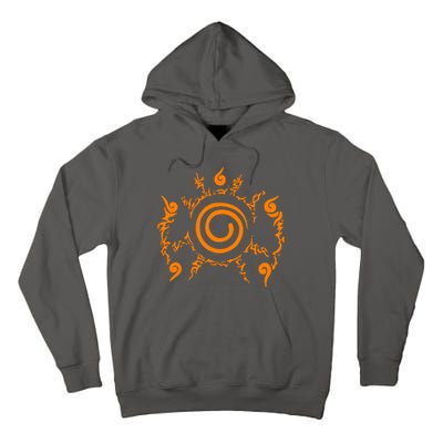 Orange Nine 9 Tail Kurama Seal Tall Hoodie