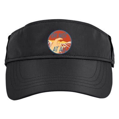 Or Not At All Hand Emblem Adult Drive Performance Visor