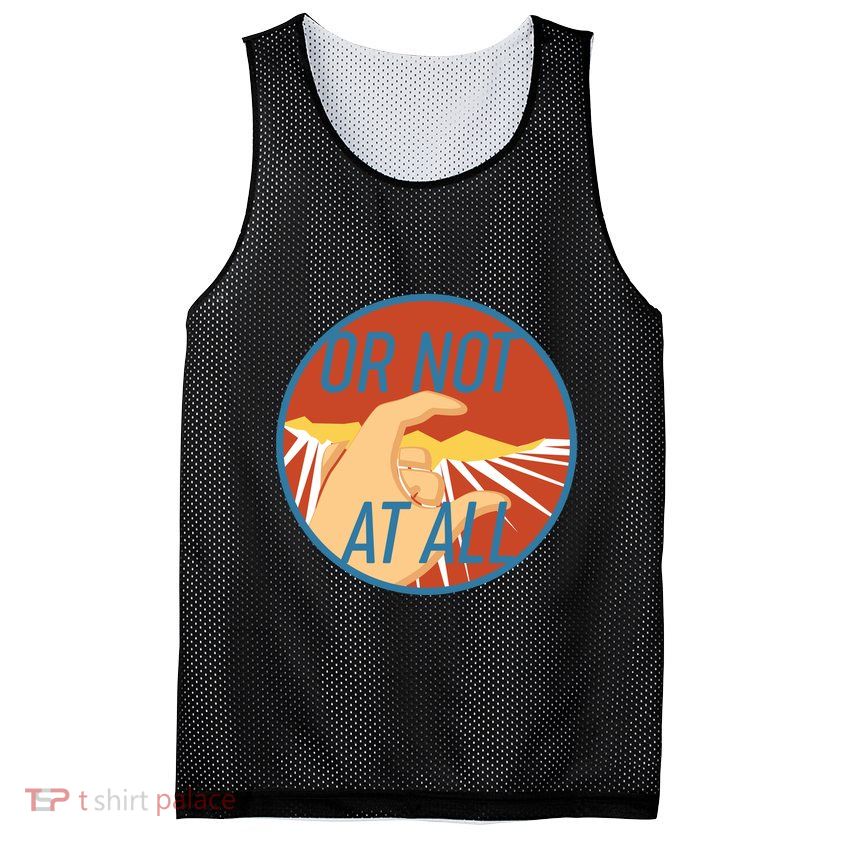 Or Not At All Hand Emblem Mesh Reversible Basketball Jersey Tank