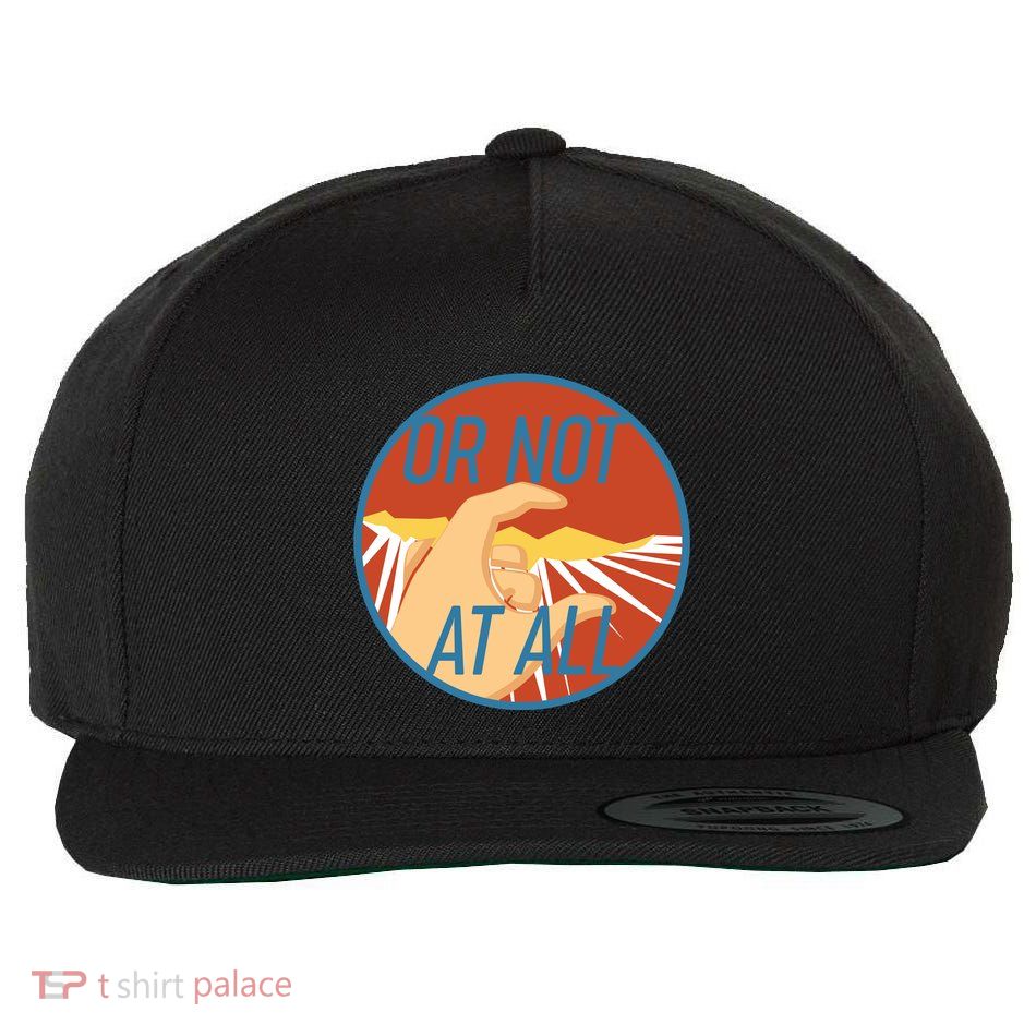 Or Not At All Hand Emblem Wool Snapback Cap
