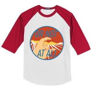 Or Not At All Hand Emblem Kids Colorblock Raglan Jersey