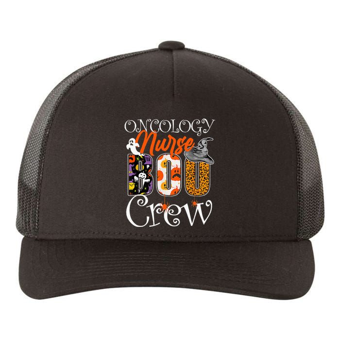 Oncology Nurse Boo Crew Halloween Oncology Nurse Costume Yupoong Adult 5-Panel Trucker Hat