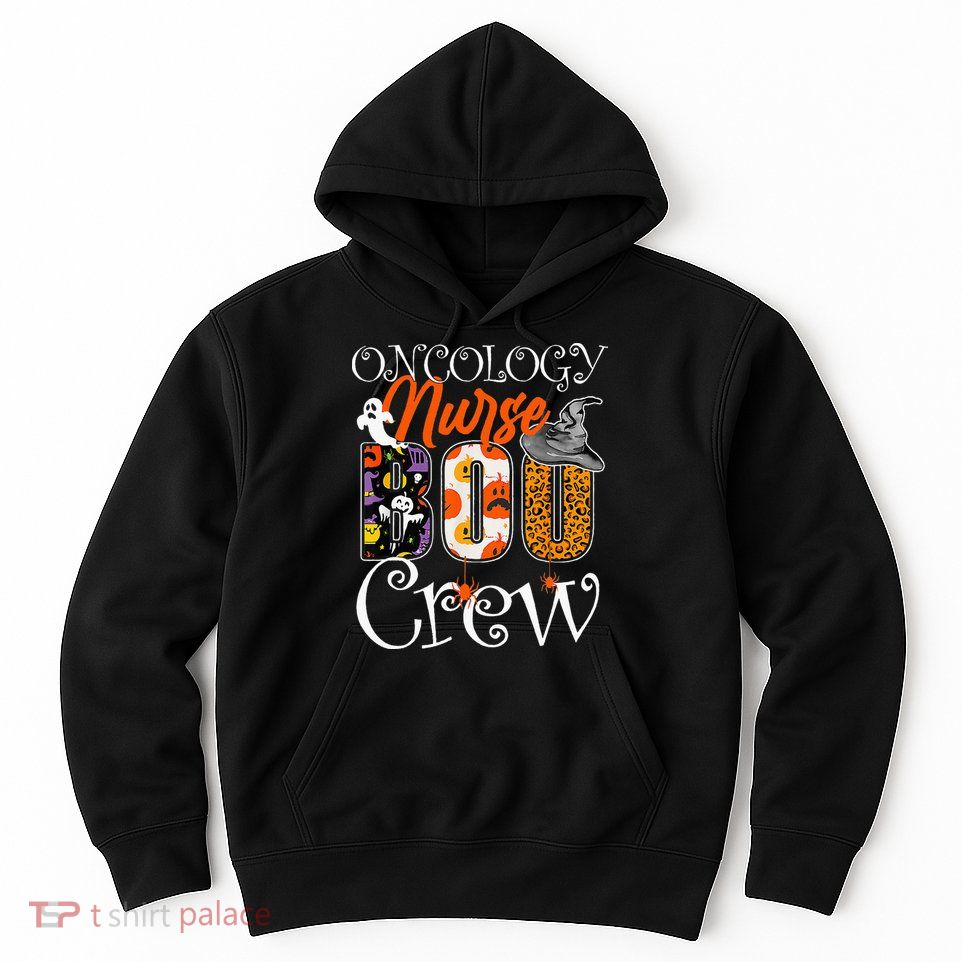 Oncology Nurse Boo Crew Halloween Oncology Nurse Costume Hoodie