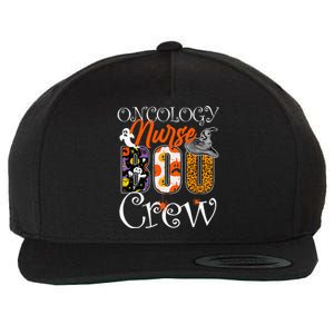 Oncology Nurse Boo Crew Halloween Oncology Nurse Costume Wool Snapback Cap