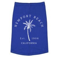 Original Newport Beach Ca Palm Tree Unique Novelty Art Great Gift Doggie Tank