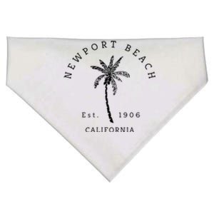 Original Newport Beach Ca Palm Tree Unique Novelty Art Great Gift USA-Made Doggie Bandana