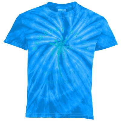 Original Newport Beach Ca Palm Tree Unique Novelty Art Great Gift Kids Tie-Dye T-Shirt